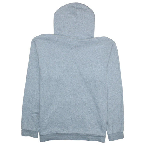 Adidas Women Grey Pullover Hoodie Size M Relaxed Fit Logo Design - Image 4