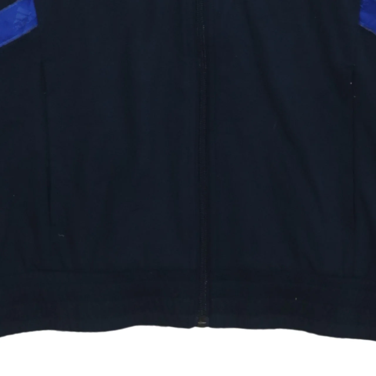 Adidas Women Navy Blue Full Zip Sweatshirt Size 12 Cotton Blend - Image 8