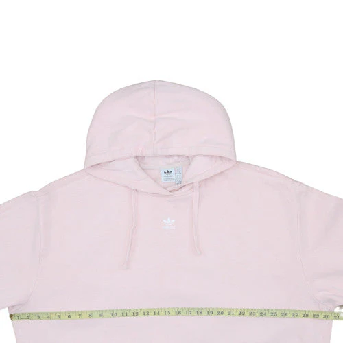 Adidas Women Pink Pullover Hoodie XL Hooded Sweatshirt Casual - Image 2