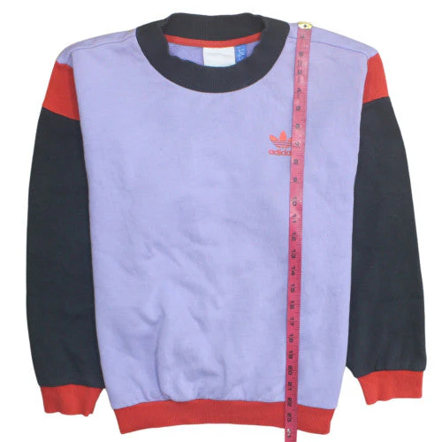 Adidas Women Purple Red Crew Neck Pullover Sweatshirt Size 12 - Image 2
