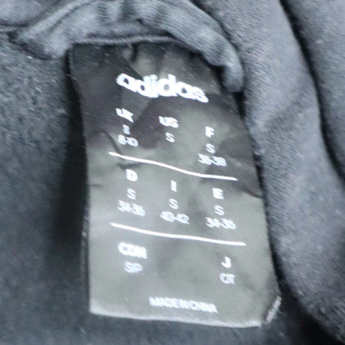Adidas Women’s Black Full Zip Hoodie S - Classic Hooded Sweatshirt - Image 5