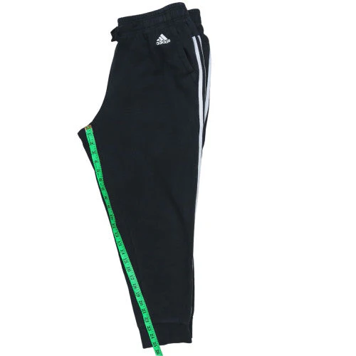 Adidas Women’s Black XL Jogger Sweatpants with White Stripes - Image 3