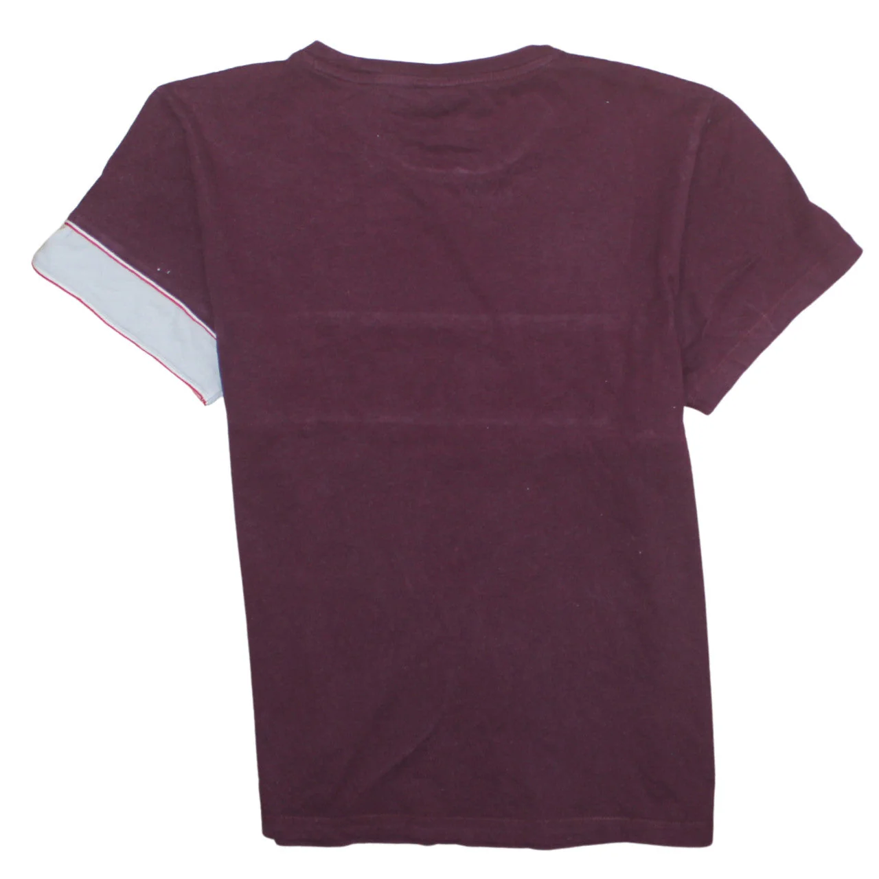 Adidas Women’s Brown Colourblock Cotton T-Shirt Size 10 - Image 3