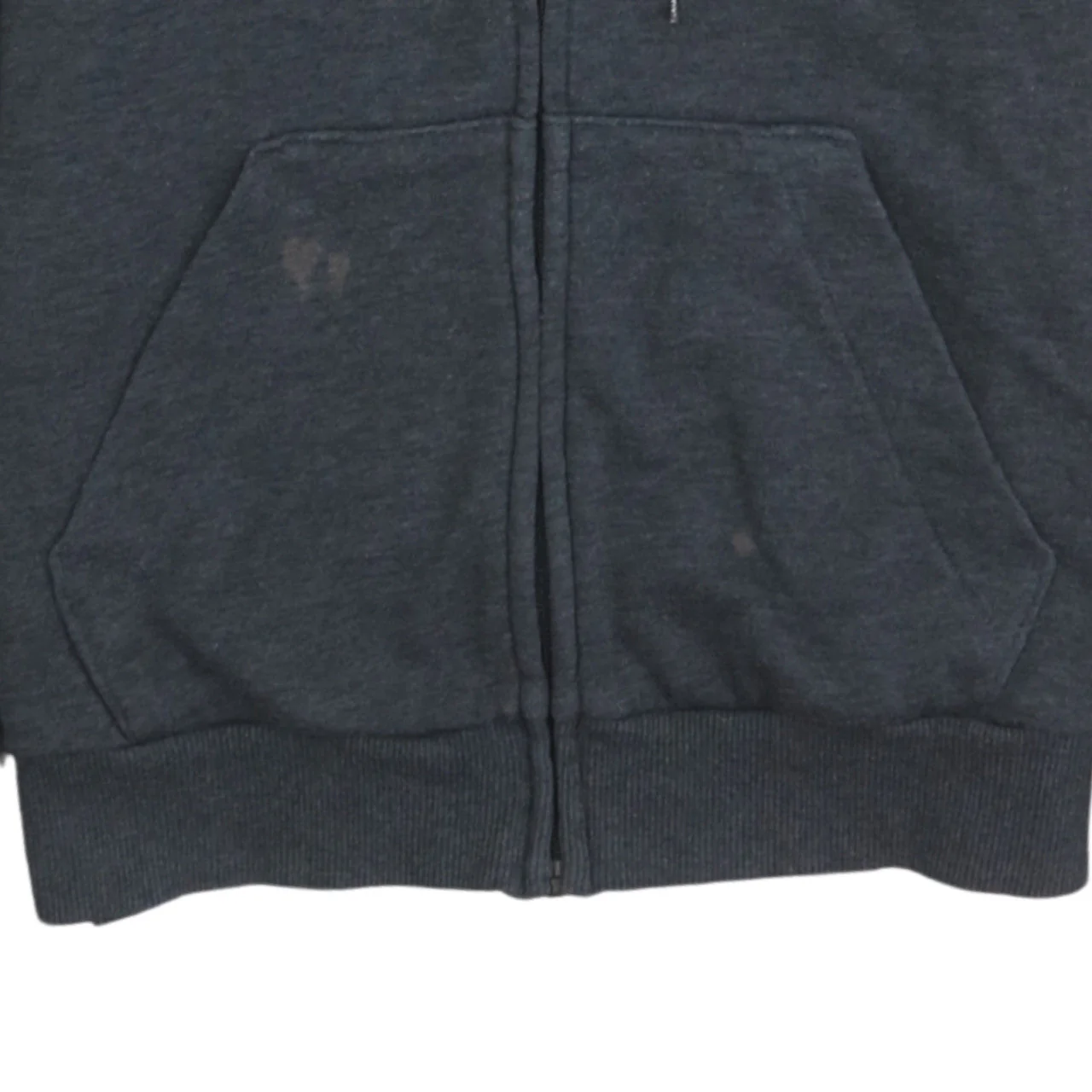 Adidas Women’s Dark Grey Full Zip Hoodie Size S 8-10 Pink Logo - Image 7