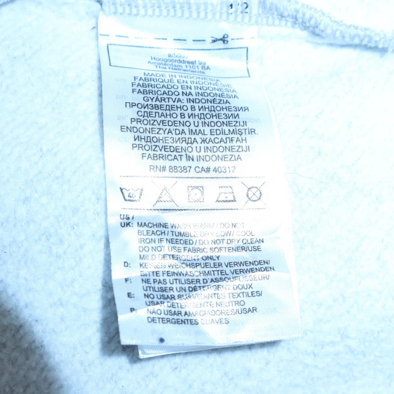 Adidas Women’s Grey Crew Neck Sweatshirt Small Classic Fit - Image 6