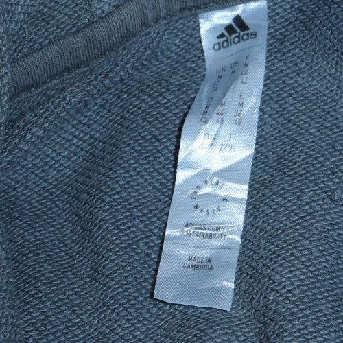 Adidas Women’s Grey Full Zip Hoodie Size M - Hooded Sweatshirt - Image 5