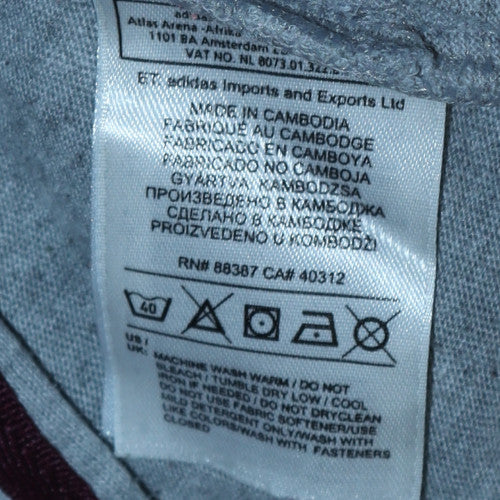Adidas Women’s Grey & Pink Full Zip Hoodie Size S 8-10 Hooded Sweatshirt - Image 5
