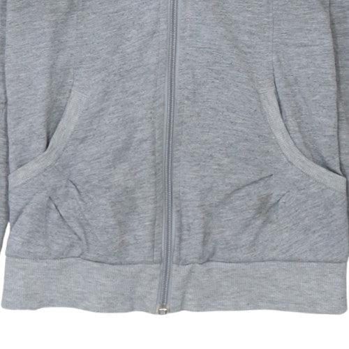 Adidas Women’s Grey & Pink Full Zip Hoodie Size S 8-10 Hooded Sweatshirt - Image 7