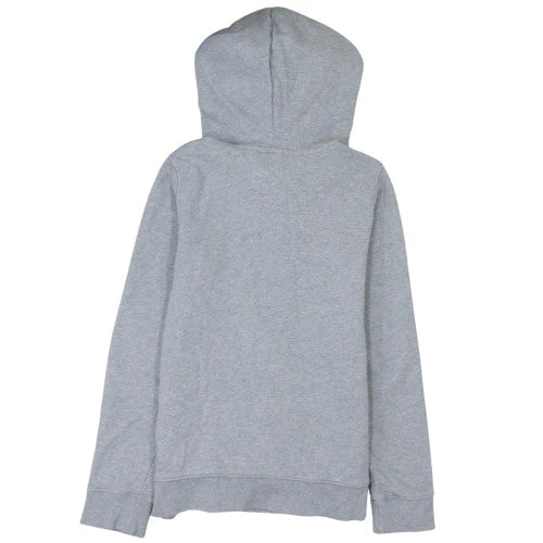 Adidas Women’s Grey Pullover Hoodie Size 8 Logo Print Sweatshirt - Image 4