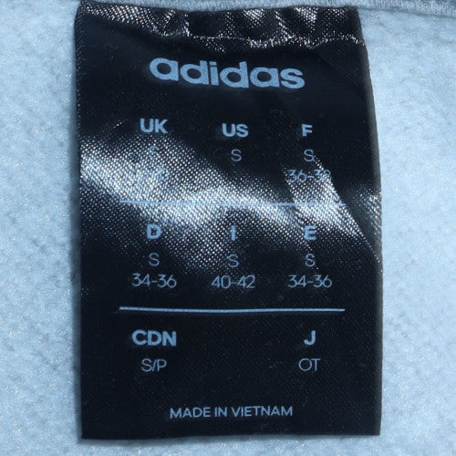Adidas Women’s Grey Pullover Hoodie Small Classic Fit Sweatshirt - Image 5