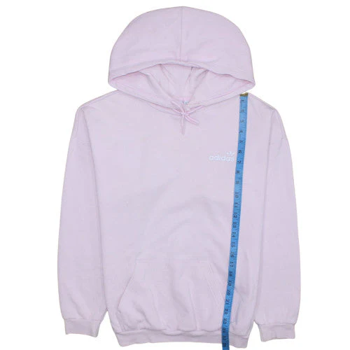 Adidas Women’s Pink Pullover Hoodie Size 10 S Cotton Blend - Image 2