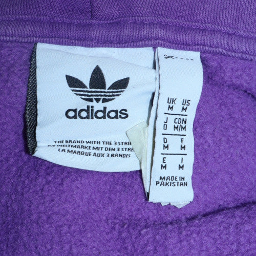 Adidas Women’s Purple 1/2 Zip Hoodie Medium Hooded Sweatshirt - Image 6