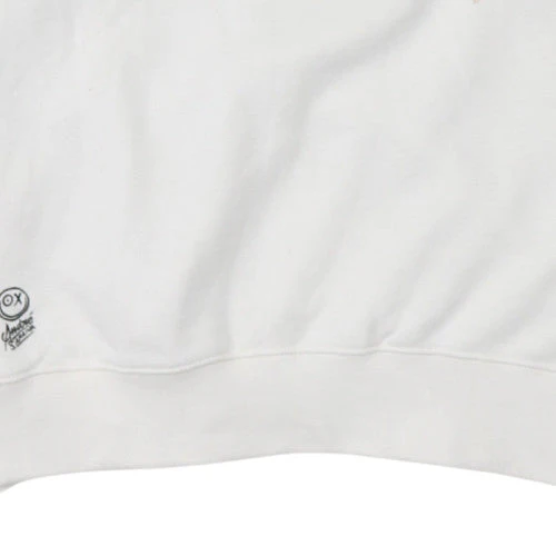 Adidas Women White Crew Neck Pullover Sweatshirt Size 8 Graphic Print - Image 7