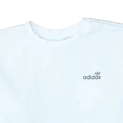 Adidas Women White Size 14 Crew Neck Pullover Sweatshirt - Image 8