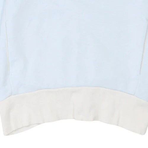Adidas Women XS Blue Hooded Pullover Sweatshirt Logo Print - Image 8