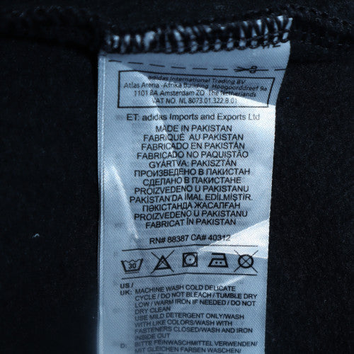 Adidas Women's Black 1/4 Zip Long Sleeve Sweatshirt Size M - Image 5
