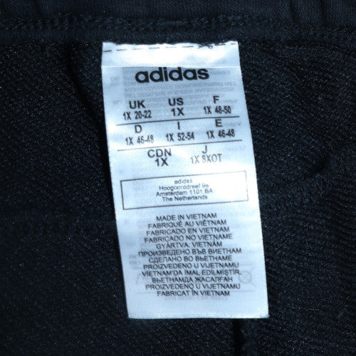 Adidas Womens Black 1X Joggers Sweatpants Size 20-22 Cotton Blend - Image 5