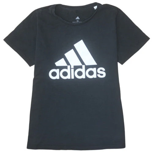 Adidas Women's Black 1X Plus Size Basic Cotton T-Shirt