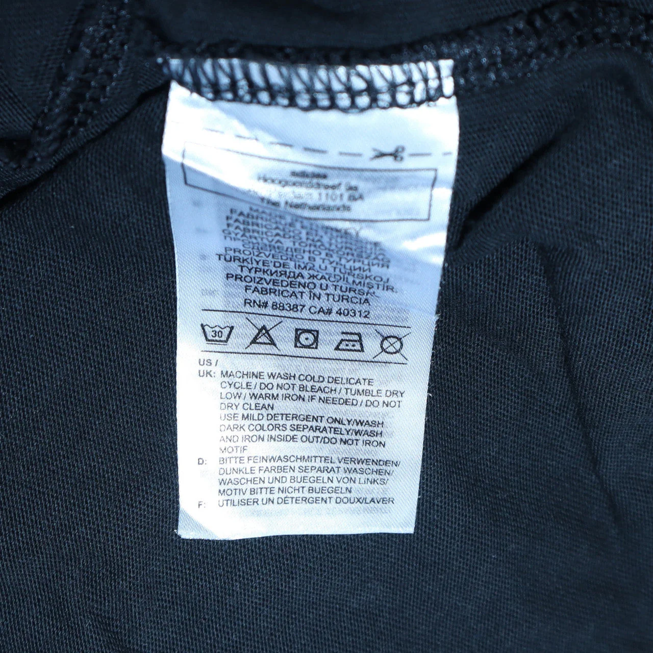 Adidas Women's Black 3-Stripes T-Shirt Dress Size 14 Cotton - Image 6