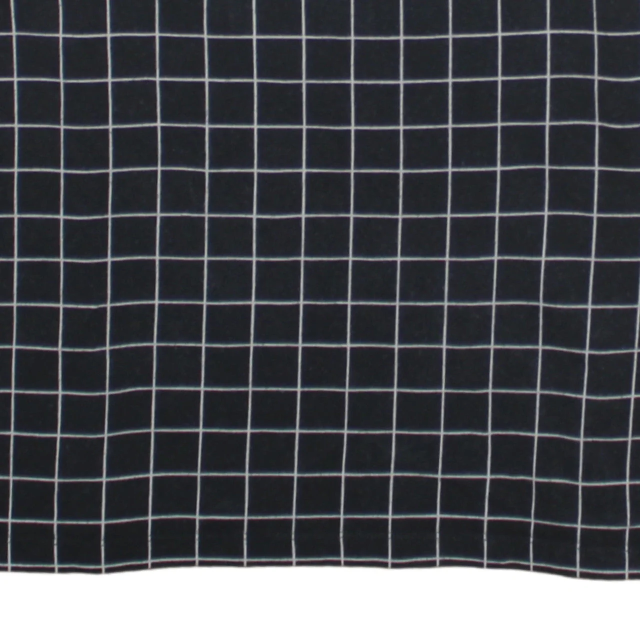 Adidas Womens Black Check Logo T-Shirt Size M Cotton Crew Neck - Image 3