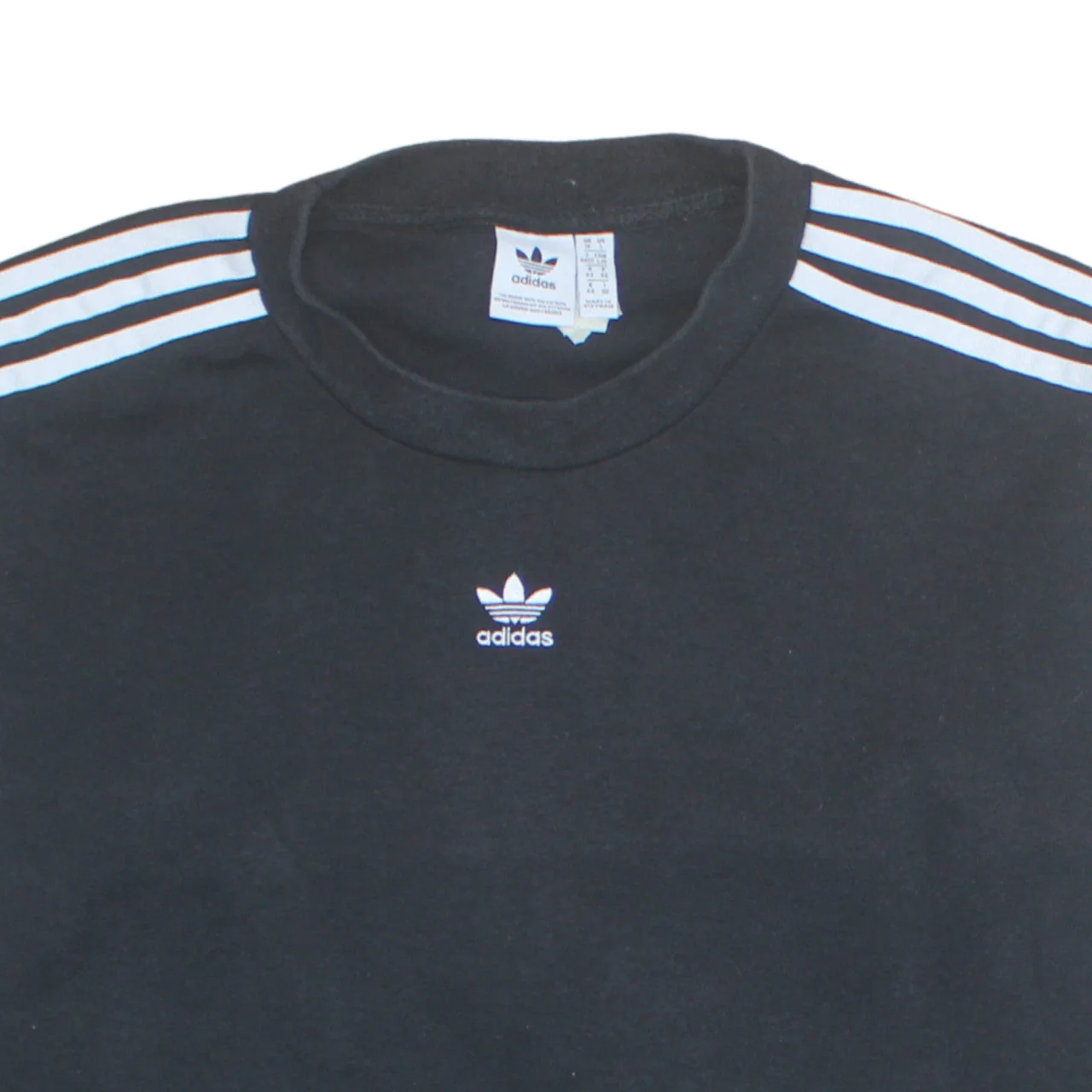 Adidas Womens Black Crew Neck Long Sleeve Sweatshirt Size 18 - Image 7