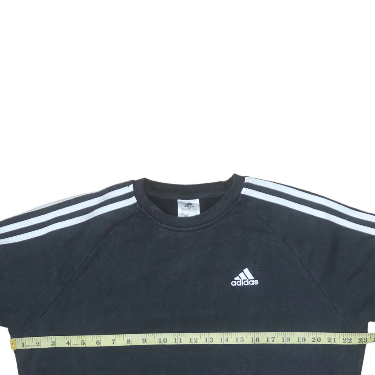 Adidas Women's Black Crew Neck Long Sleeve Sweatshirt Size S 8-10 - Image 3