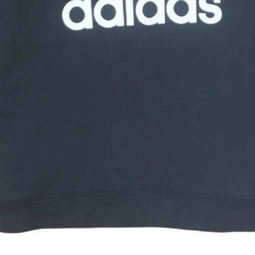 Adidas Womens Black Crew Neck Pullover Sweatshirt Size 10 - Image 7