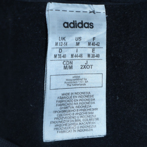 Adidas Womens Black Crew Neck Pullover Sweatshirt Size 12-14 - Image 5