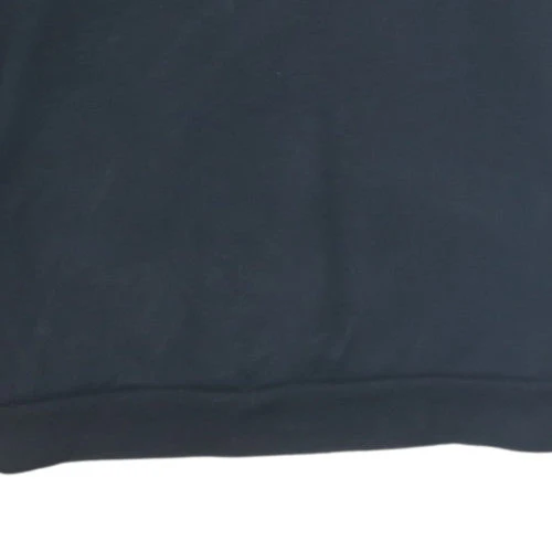 Adidas Womens Black Crew Neck Pullover Sweatshirt Size 8 Classic Logo - Image 5