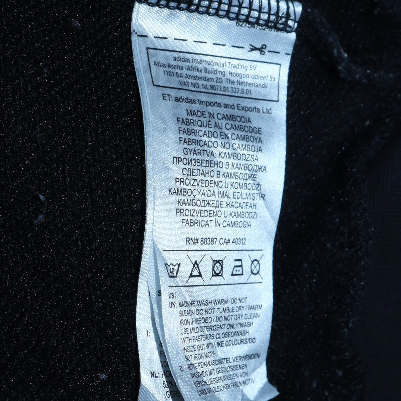 Adidas Womens Black Full Zip Hoodie L 16-18 Classic Sportswear - Image 6