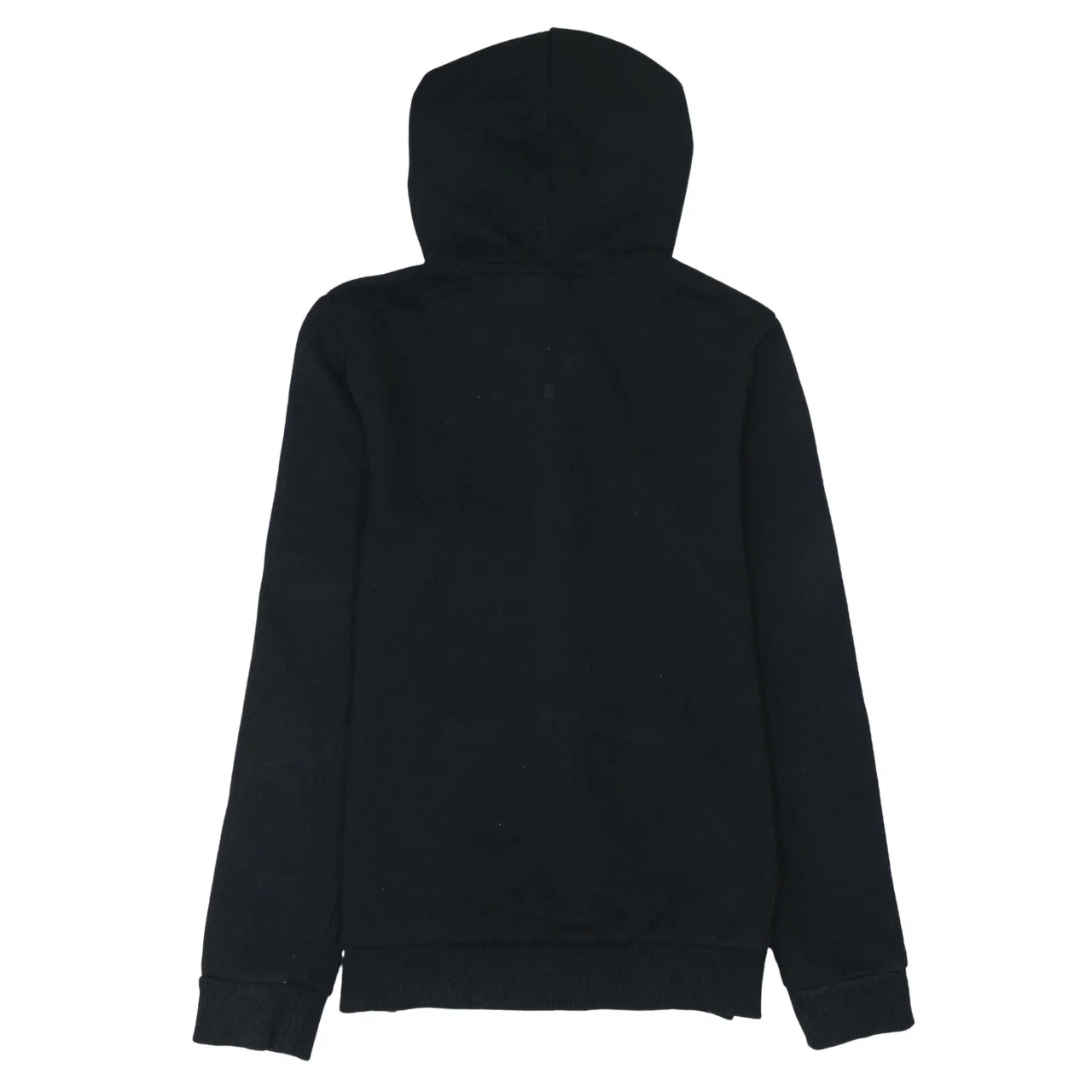 Adidas Women's Black Full Zip Hoodie Size Small UK 8-10 Cotton Blend - Image 4