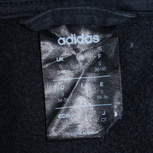 Adidas Women's Black Full Zip Hoodie Small Hooded Sweatshirt - Image 5