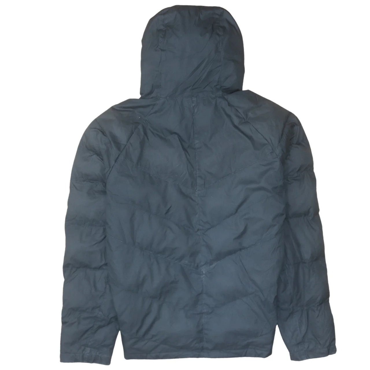 Adidas Women's Black Hooded Puffer Jacket Size 10 - Image 4