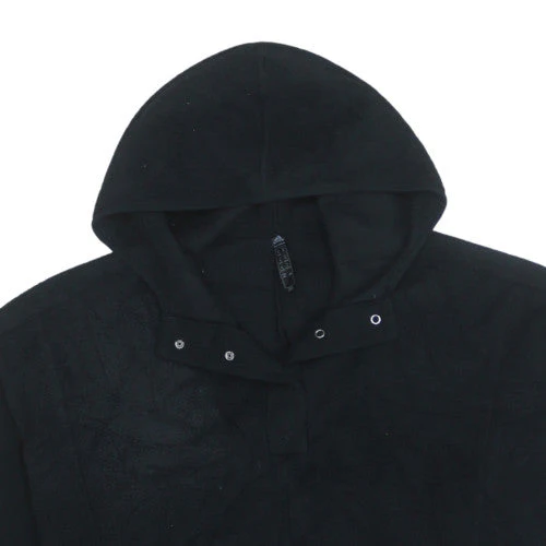 Adidas Womens Black Hooded Pullover Hoodie Size M Fleece Primegreen - Image 8