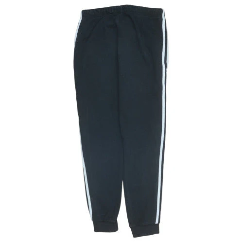 Adidas Womens Black Jogger Trousers Size 12 Logo Stripe - Image 4