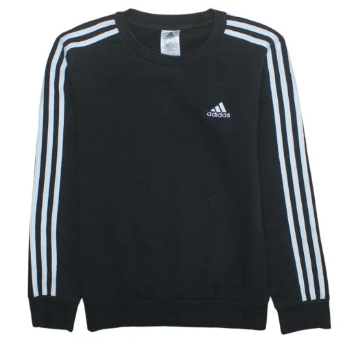 Adidas Women's Black Long Sleeve Crew Neck Pullover Sweatshirt S