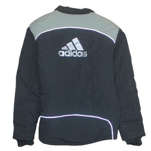 Adidas Womens Black Mid-Length Puffer Jacket Size M Winter Sports Style - Image 4
