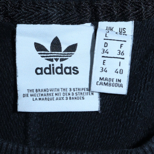 Adidas Womens Black Pink Colourblock Sweatshirt Size 8 Crew Neck Logo Jumper - Image 5