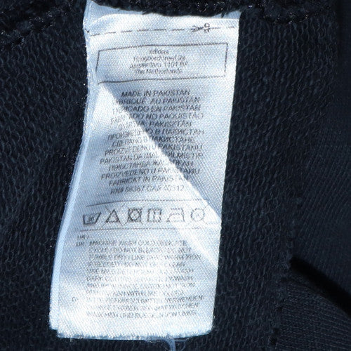 Adidas Women's Black Pullover Hoodie UK 8 Trefoil Logo Casual Sweatshirt - Image 6