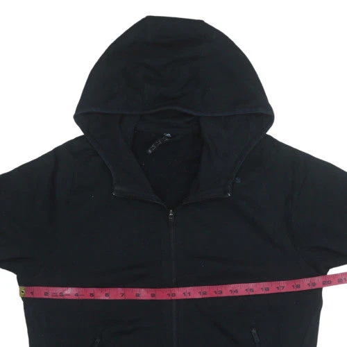 Adidas Women's Black Small Full Zip Hoodie – Classic Casual Sportswear - Image 2
