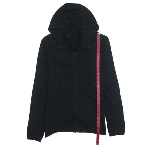 Adidas Women's Black Small Full Zip Hoodie – Classic Casual Sportswear - Image 3