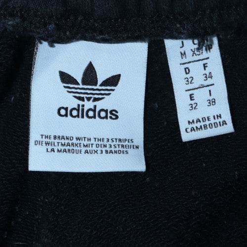 Adidas Womens Black Sweatpants Size 10 Fleece Elastic Waist Joggers - Image 5