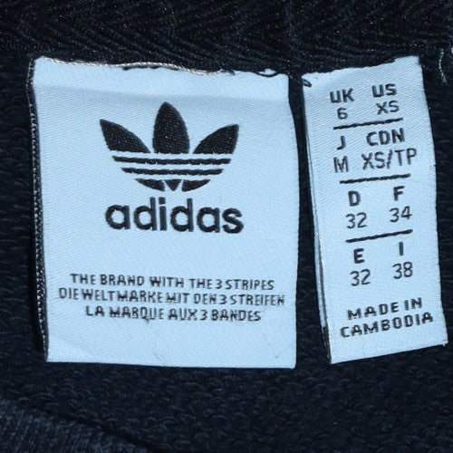 Adidas Womens Black XS Crew Neck Pullover Sweatshirt - Image 5