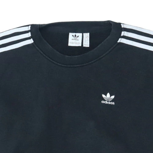 Adidas Womens Black XS Crew Neck Pullover Sweatshirt - Image 7
