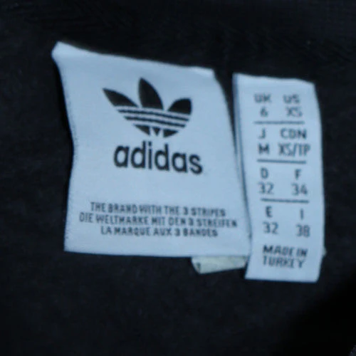 Adidas Womens Black XS Crew Neck Pullover Sweatshirt - Image 6