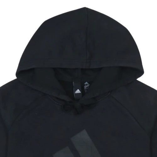 Adidas Women's Black XS Pullover Hoodie with Logo Print - Image 8