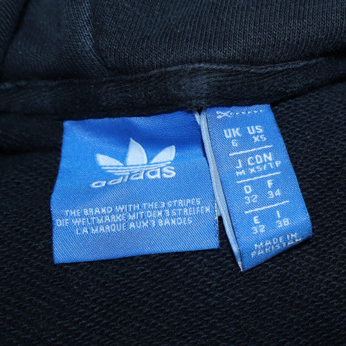 Adidas Womens Black XS Pullover Hoodie with Logo Print - Image 5
