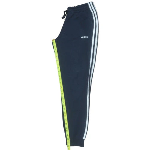 adidas Womens Blue 12-14 Track Pants Joggers Elastic Waist Activewear - Image 3