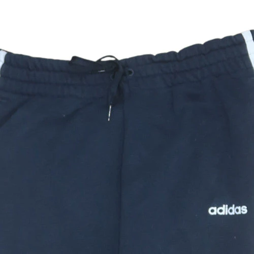 adidas Womens Blue 12-14 Track Pants Joggers Elastic Waist Activewear - Image 8