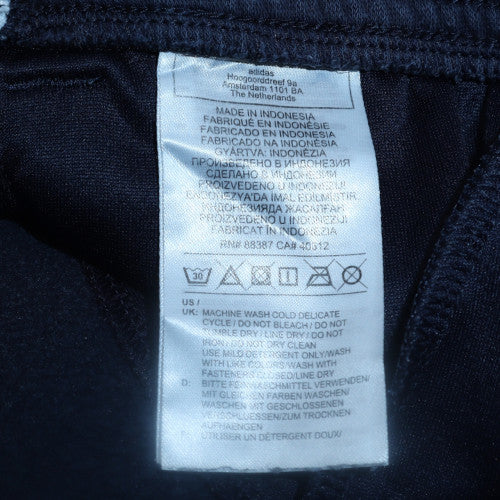 Adidas Women's Blue Jogger Sweatpants L Elastic Waist Fleece - Image 6